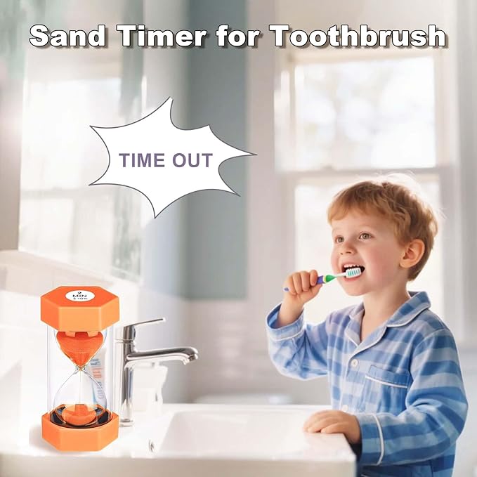 10 Minute Sand Timer Hourglass, Unbreakable Hourglass Sand Watch 10 Min - Image 4