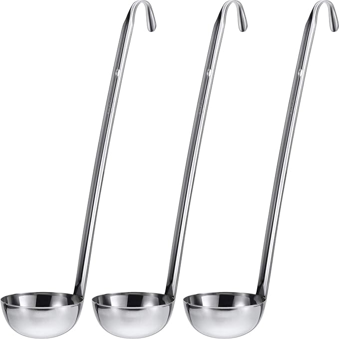 meekoo Stainless Steel Ladle Soup Handle Ladle by meekoo