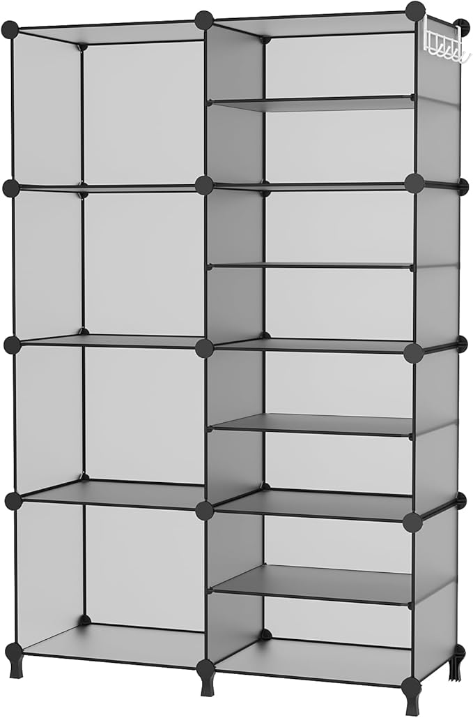 AWTATOS Closet Organizer 8 Cube Storage Shelves Clothes Organizers Stackable by AWTATOS