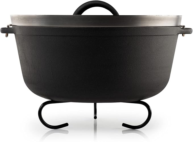 GSI Outdoors Guidecast 7qt Dutch Oven | Cast Iron Dutch Oven - Image 3