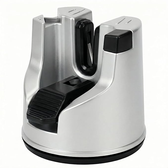 Knife Sharpener for Kitchen Knives, 3-Stage Suction Cup Sharpening Tool for by Unknown