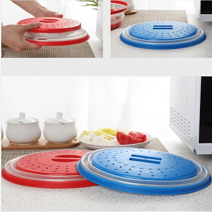 Small Collapsible Microwave Splatter Cover, Microwave Plate Cover - Image 3