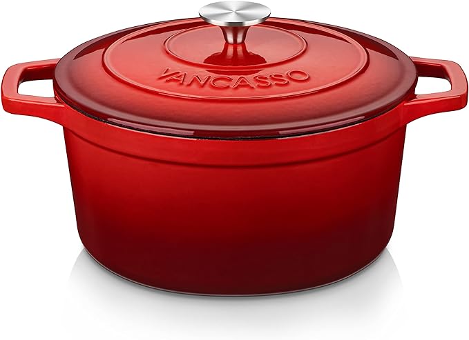 vancasso 6 QT Enameled Cast Iron Dutch Oven by vancasso