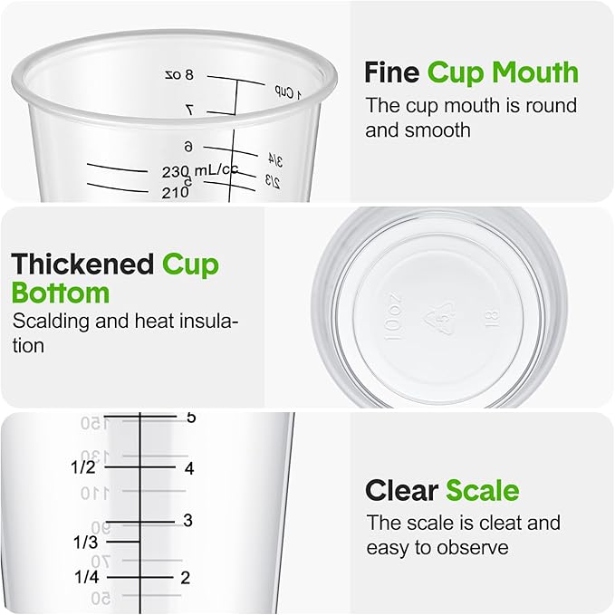 Yunsailing 200 Pack Disposable Measuring Cups - Image 3
