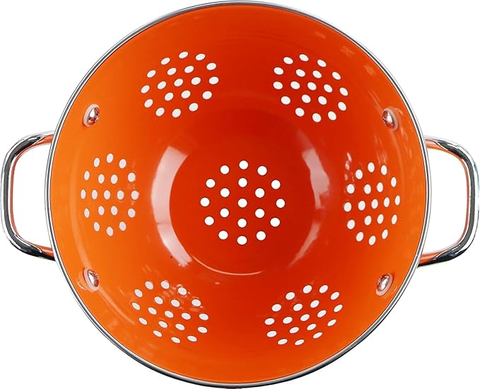 Calypso Basics by Reston Lloyd Powder Coated Enameled Colander, 5 Quart - Image 2