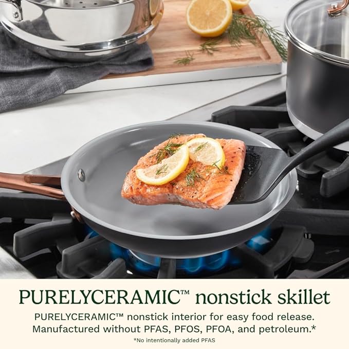 Cuisinart 11-Piece Matte Black Elegance Cookware Set - Image 5