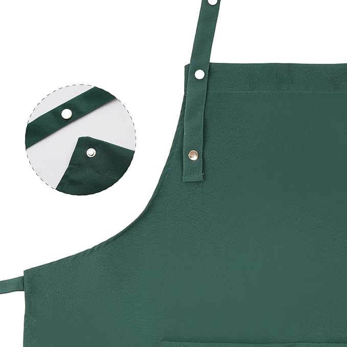 Tosewever Art Aprons for Women Painting Pottery Baking, Mens Buckle Straps - Image 2
