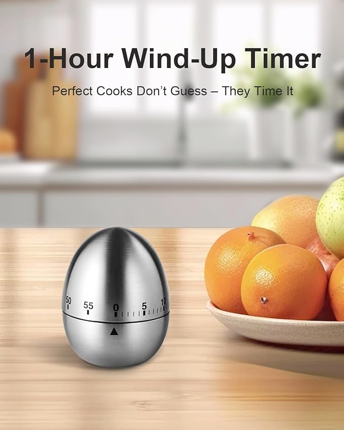 Kitchen Timer for Cooking, 60 Minutes Mechanical Timer - Image 5