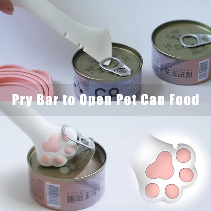 Meow&Woof Cover for Pet Can Food/Cat Wet Food Spoon/Lid for Dog Cans/Cute Paw - Image 3