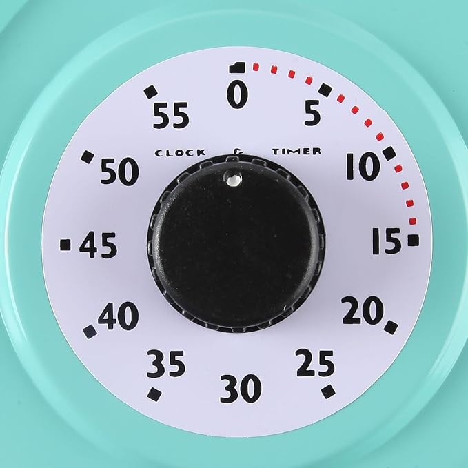 Lily's Home - 9.5 Inch x 12.5 Inch - Retro Kitchen Wall Clock, Vintage Wall - Image 7
