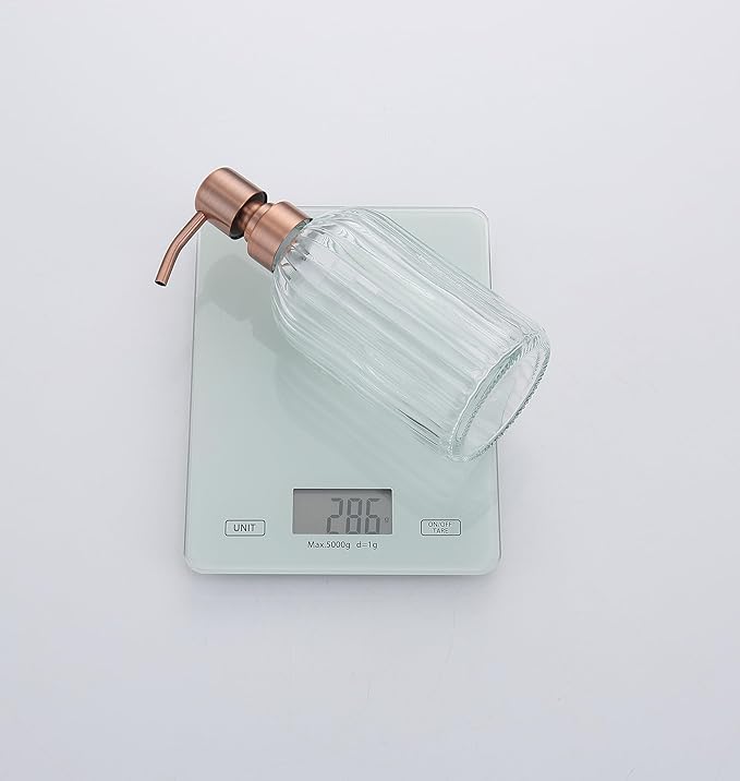 Copper Glass Bathroom Soap Dispenser - Image 8