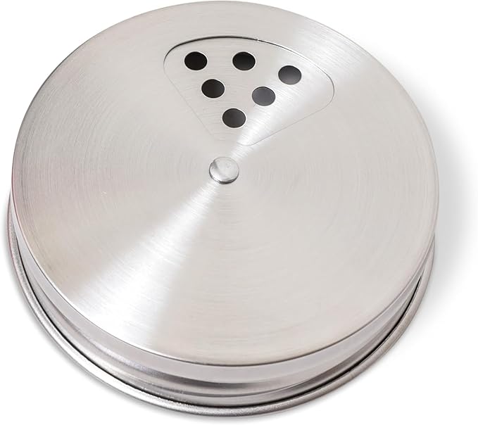Mason Jar Spice Shaker Lids Stainless Steel – 6 Pack Adjustable Spice Lids - Image 7