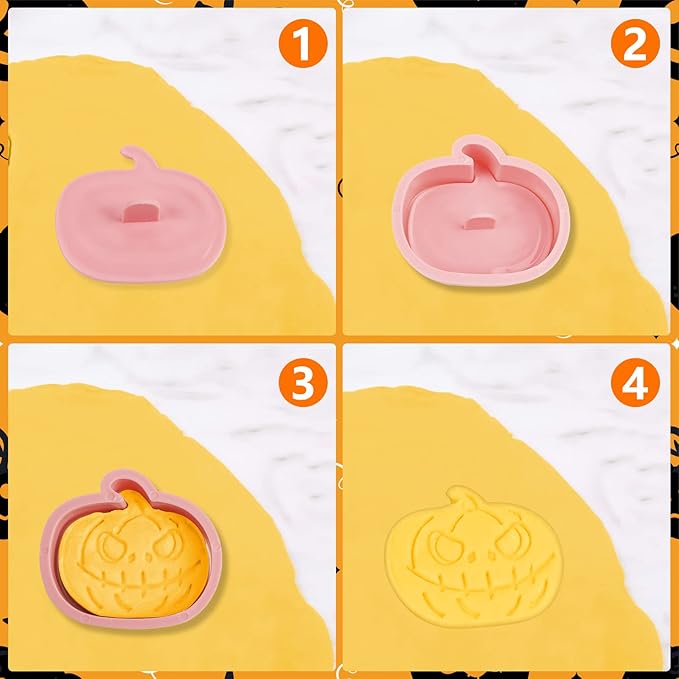 8 Pcs Cookie Cutters Set 3D Holiday Cookie Cutters - Image 4