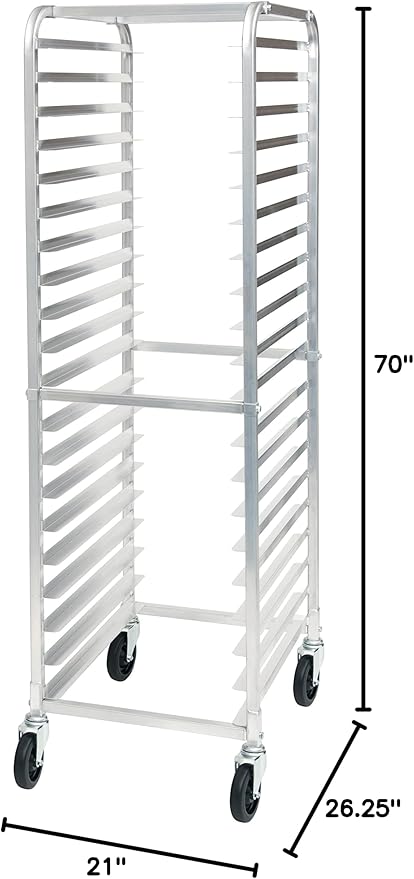 Winco Aluminum Sheet Pan/Bun Rack, 20 Tier - Image 2