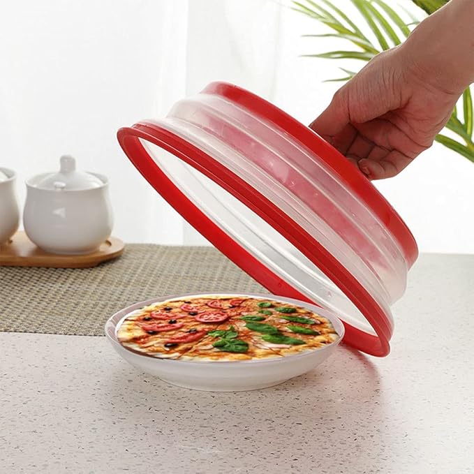 Collapsible Microwave Splatter Cover, Microwave Plate Cover - Image 4