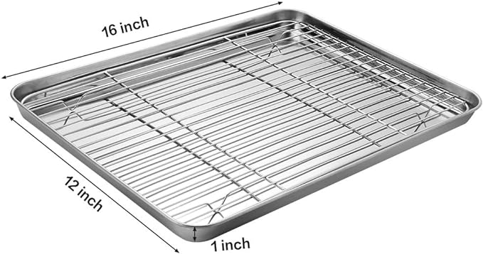 Stainless Steel Baking Sheet Tray Cooling Rack - Image 2