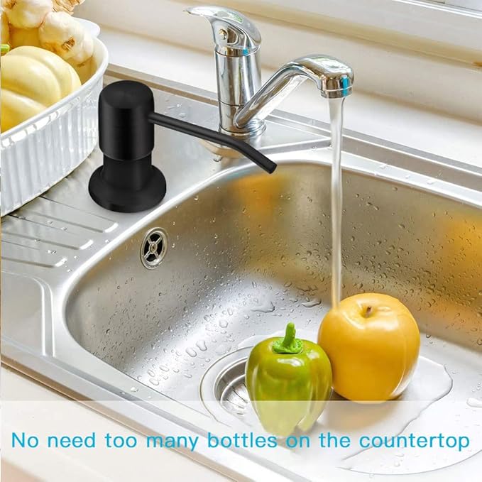 OHiHi Dish Soap Dispenser for Kitchen Sink, Countertop Sink Soap Dispenser - Image 6