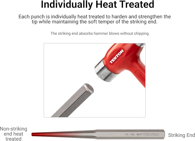 TEKTON 5/16 Inch Alignment Punch | 66178 | Made in USA - Image 3