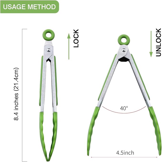 MSY BIGSUNNY Kitchen Food Tongs - Image 2