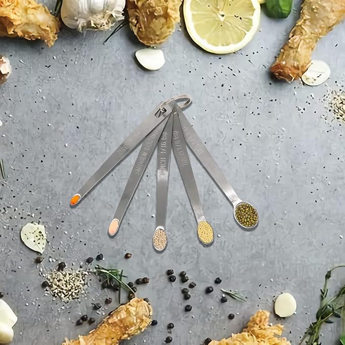 3PCS 1/4 Teaspoon Single Tiny Measuring Spoon, Small Individual Stainless Steel - Image 6