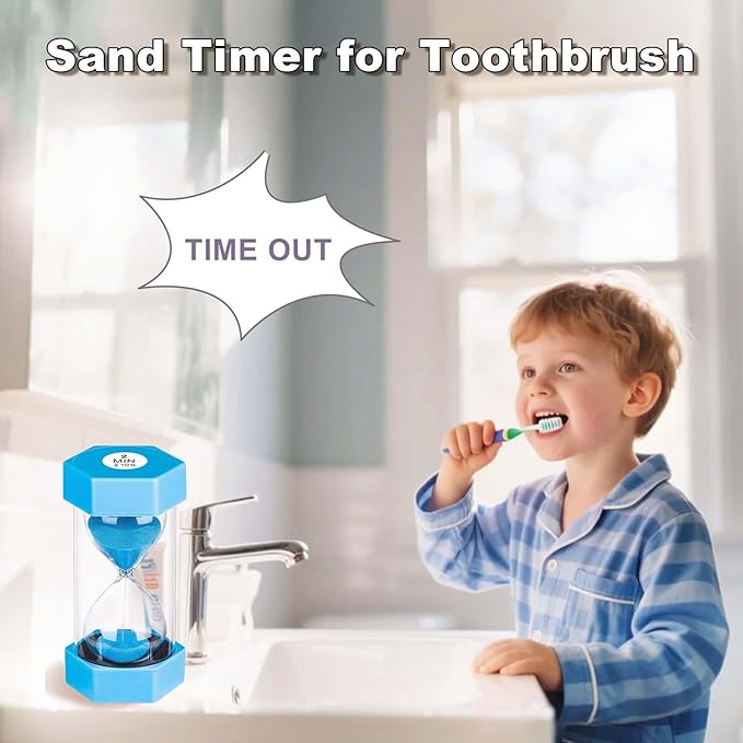Hourglass Sand Timer 1 Minute, Unbreakable Hourglass Sand Clock, Plastic - Image 7
