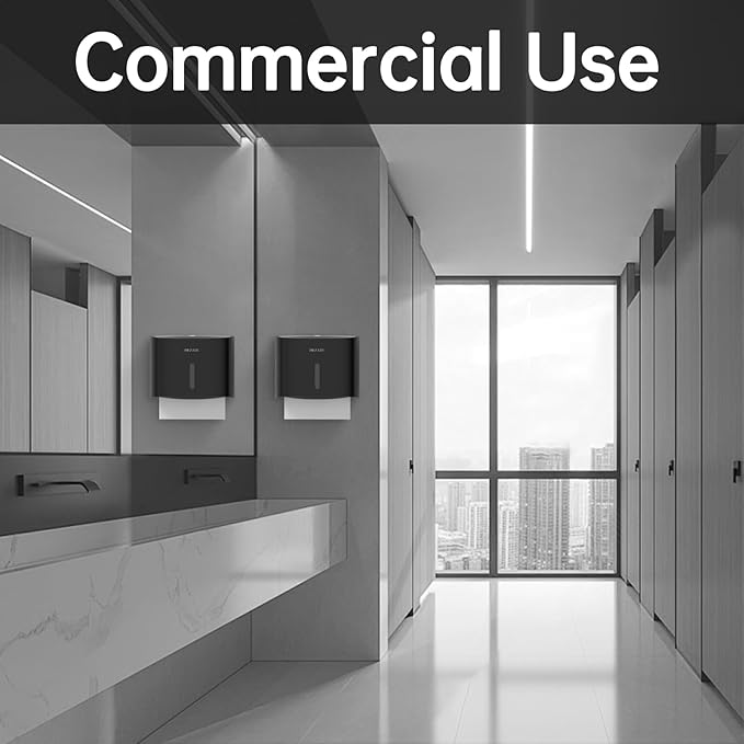 Paper Towel Dispenser, Large Capacity Wall Mount Tissue Dispensers - Image 7