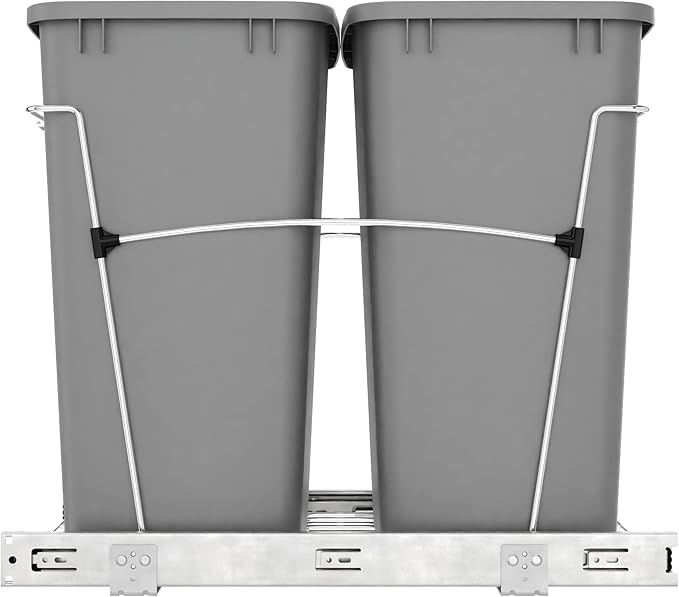 Rev-A-Shelf Double Pullout Trash Can - Image 8