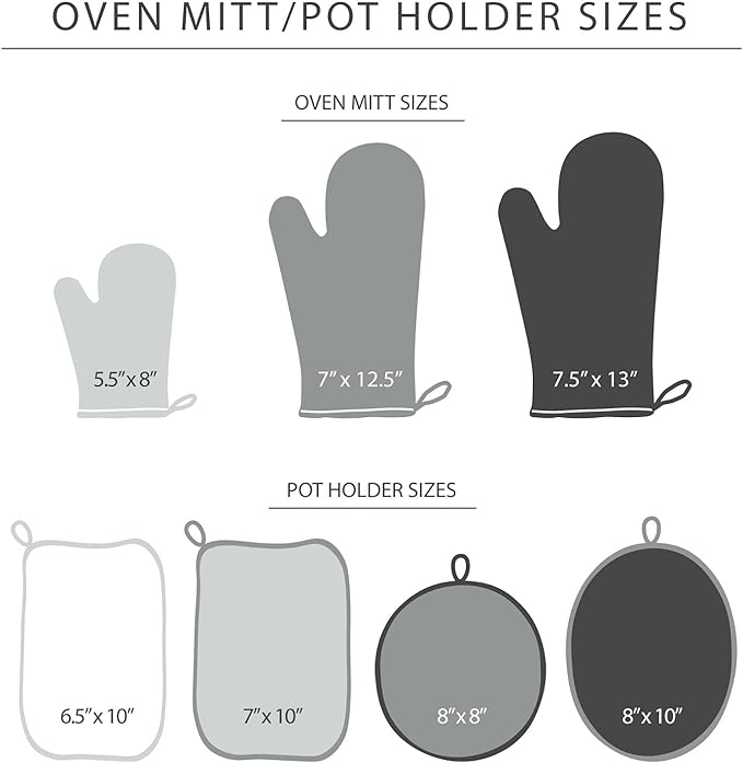 KITCHENAID Ribbed Soft Silicone Oven Mitt 2-Pack Set, Lavender Cream - Image 6