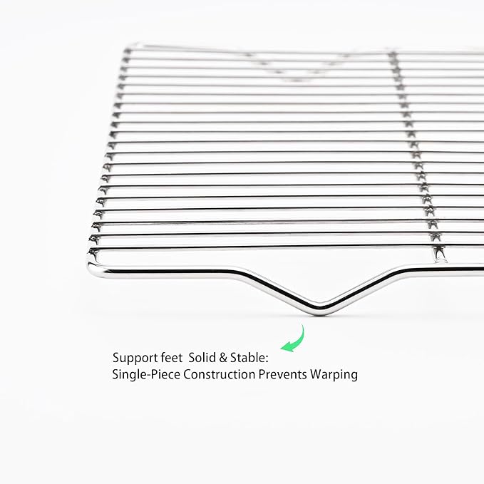 Cooling rack, Dishwasher Safe & Non-Toxic Metal Grates - Image 4