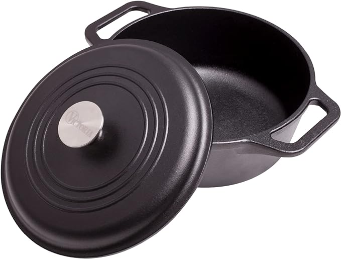 Victoria 4-Quart Cast Iron Dutch Oven by VictoriaCastIron