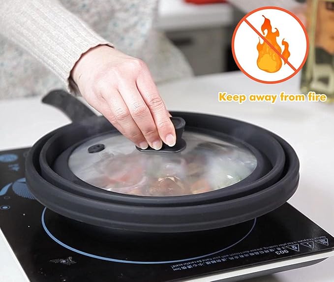Microwave Splatter Cover Glass Splatter Guard Lid - Image 5