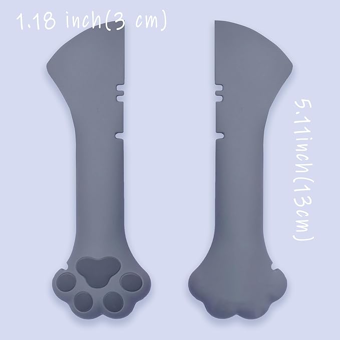 Meow&Woof Cat Wet Food Spoon, Mini Spatula - Image 2