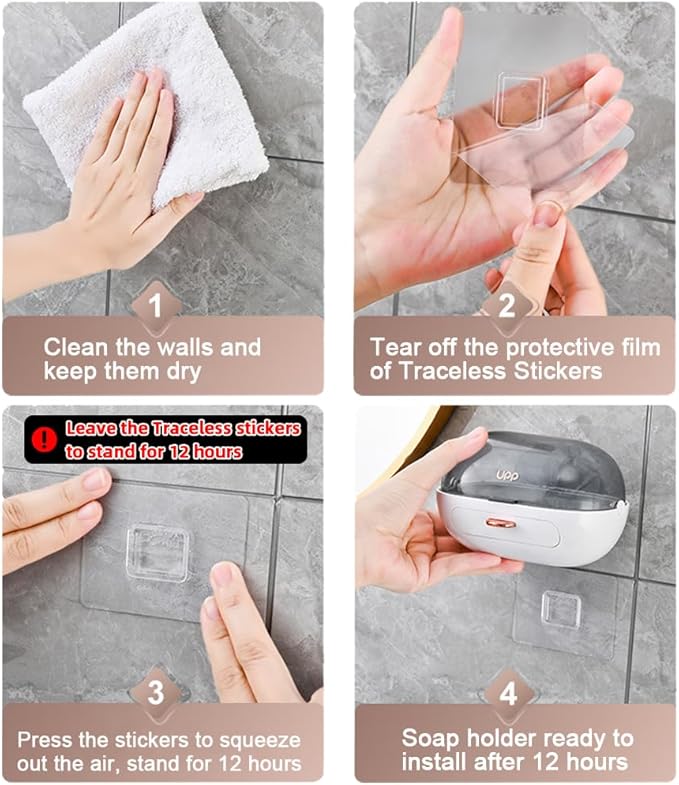 1Pc Shower Soap Dish Holder - Image 5