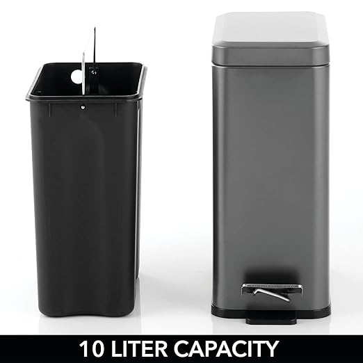 mDesign Pedal Bin — Waste Bin - Image 4