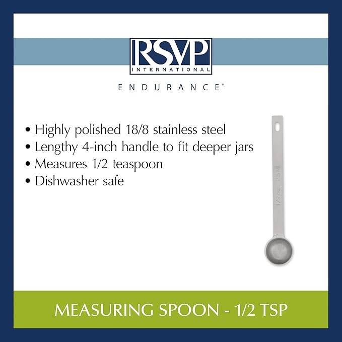 RSVP International Endurance Kitchen Collection Open Stock Measuring Spoon - Image 6