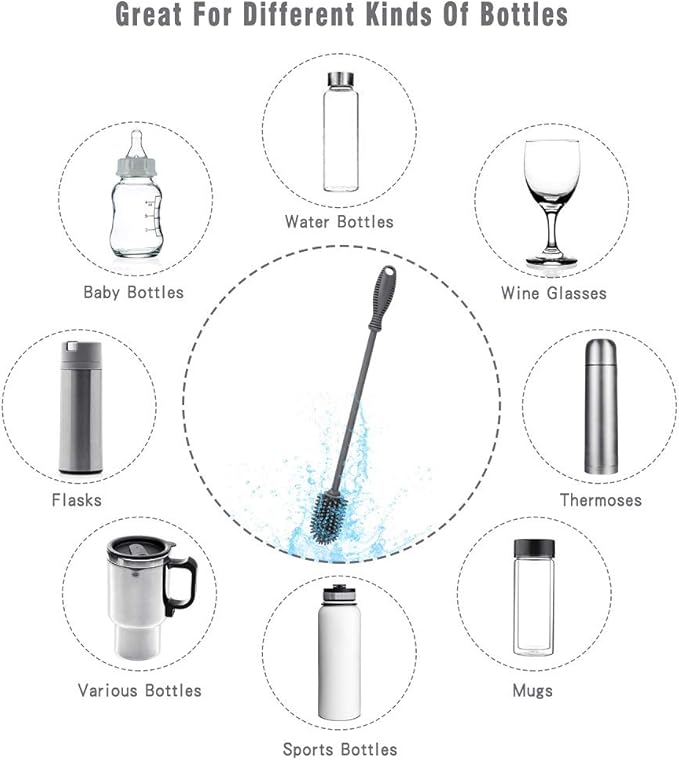 Silicone Bottle Cleaning Brush - Image 5