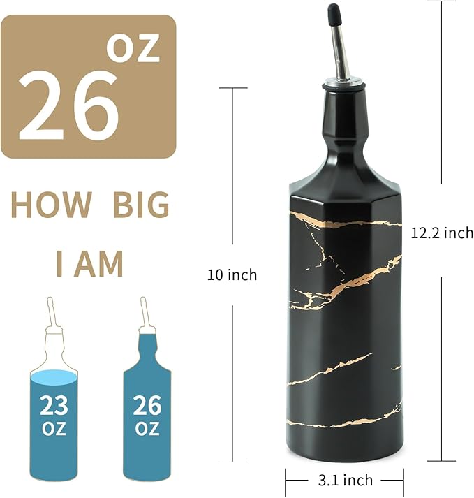 Ceramic Olive Oil Dispenser Bottle, Oil Dispenser Bottle - Image 2