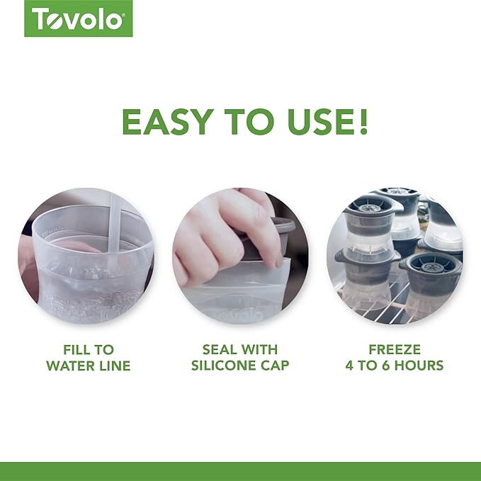 Tovolo Bulldog Ice Cube Mold Pack of 2 Craft Ice Cube Molds - Image 5