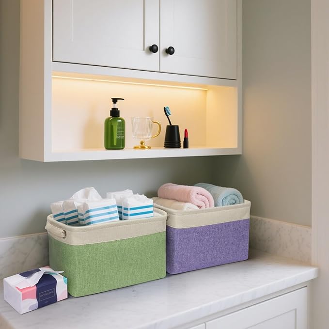 BALEINE 2 Pack Fabric Closet Storage Bins - Image 5