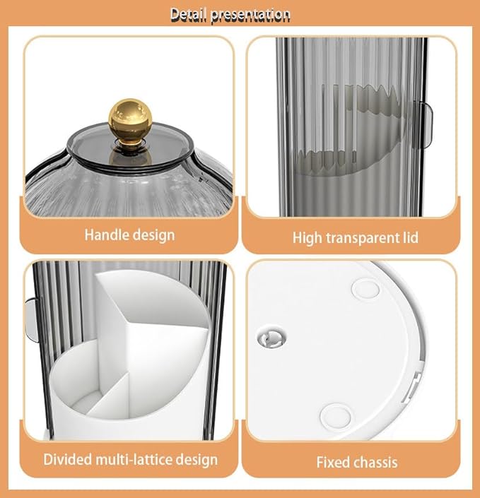 360°Rotating Makeup Brushes holder - Image 2