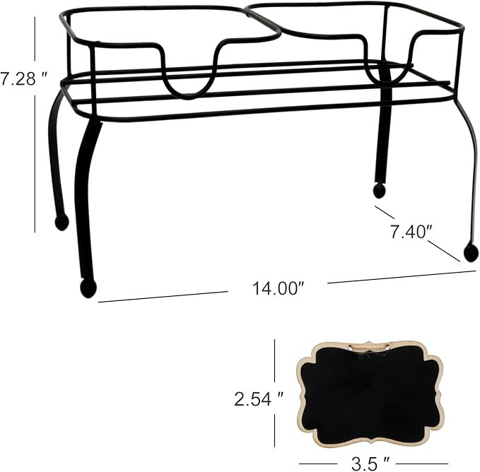 1-Gallon Drink Dispenser, Accguan Glass Water Dispenser - Image 3