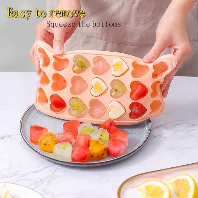 2 Pack Heart-Shaped Ice Cube Trays - Image 5