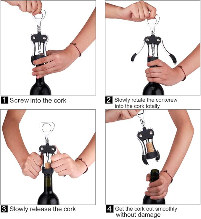 Foho Wine Opener, Luxury Waiter Corkscrew - Image 5