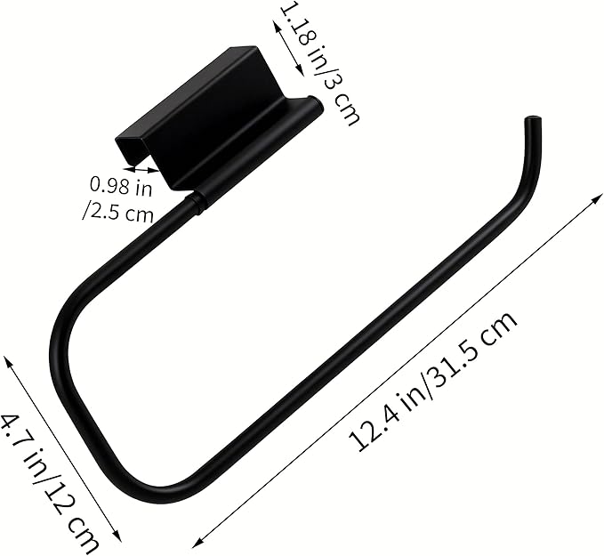 Over Cabinet Door Paper Towel Holder - Image 4