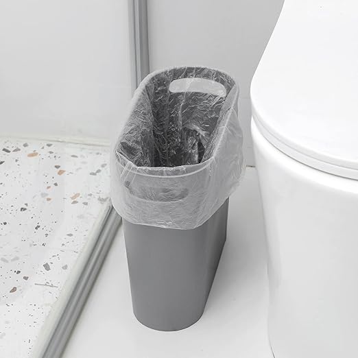 rejomiik Small Trash Can, 3.5 Gallon Slim Garbage Can Plastic Waste Basket - Image 5