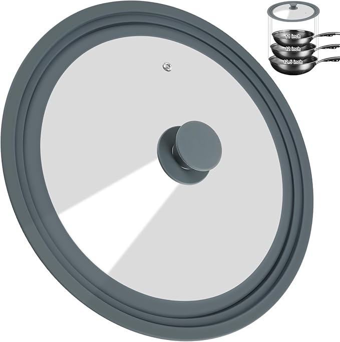 Universal Lid for Pots, and Skillets by KOMOKERU