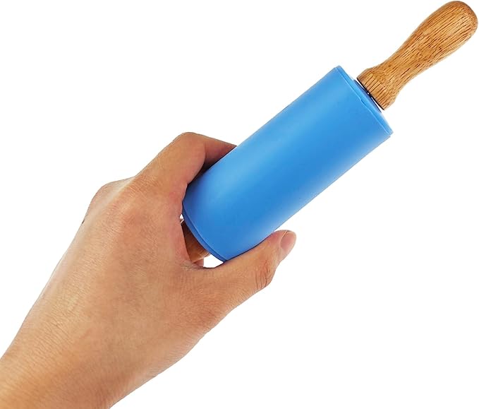 2 Pack Small Rolling Pin for Kids, Kids Rolling Pin for Home Kitchen - Image 3