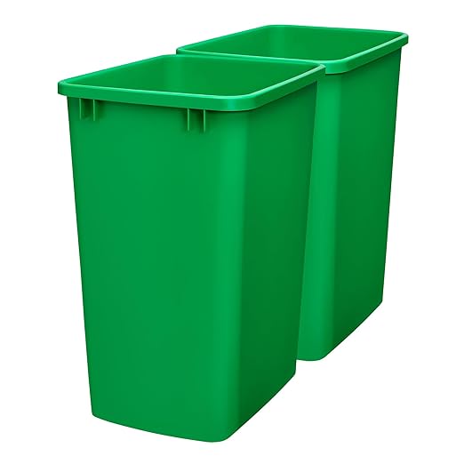Rev-A-Shelf Polymer Replacement 35 Quart Trash Bin Recycle Waste Garbage by Rev-A-Shelf