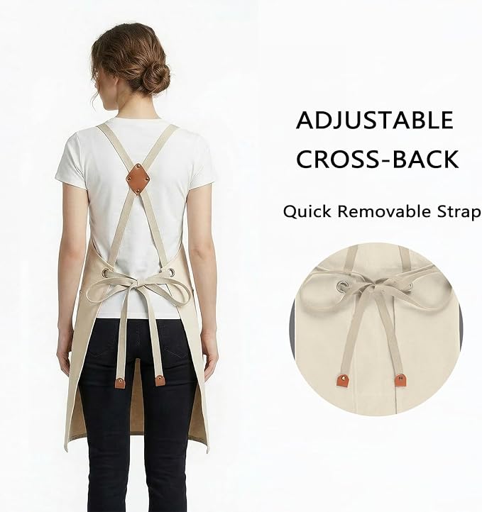 ZOMAO Chef Apron for Women Men - Image 3