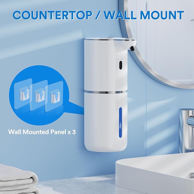 Automatic Foaming Soap Dispenser Touchless, Rechargeable Electric Hand ＆ Dish - Image 4